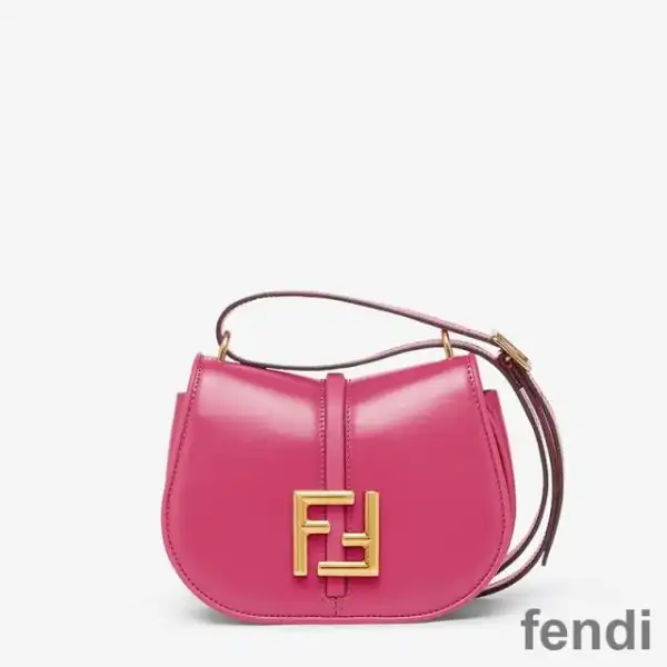 Affordable Fendi Mini C'mon Bag In Calf Leather Rose