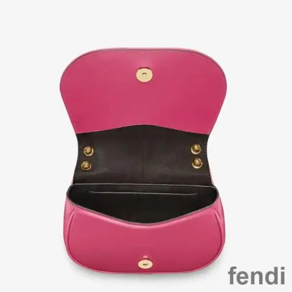 Affordable Fendi Mini C'mon Bag In Calf Leather Rose