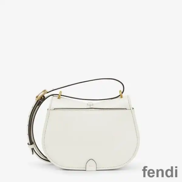 Affordable Fendi Mini C'mon Bag In Calf Leather White