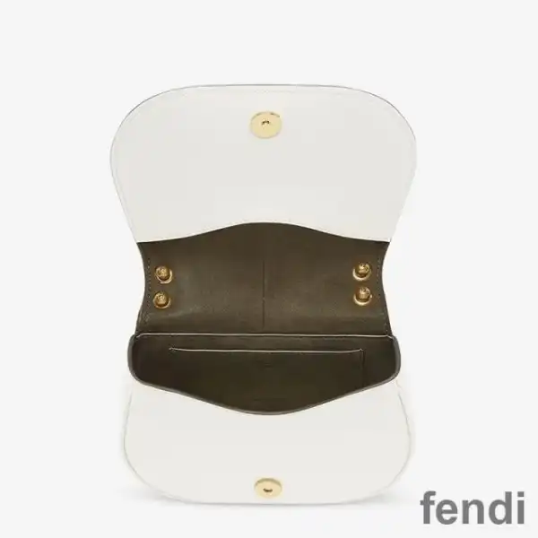 Affordable Fendi Mini C'mon Bag In Calf Leather White