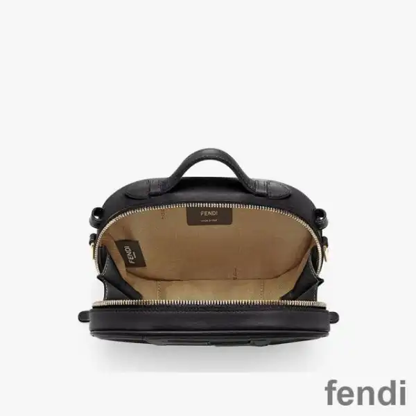 Cheap Fendi Mini O'Lock Camera Case In Calf Leather Black