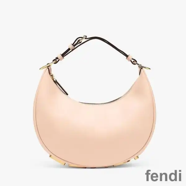 Cheap Fendi Small Fendigraphy Hobo Bag In Calf Leather Pink