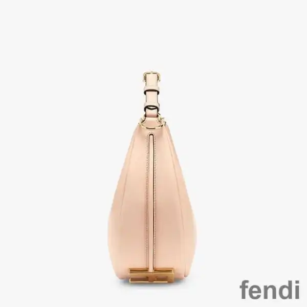 Cheap Fendi Small Fendigraphy Hobo Bag In Calf Leather Pink