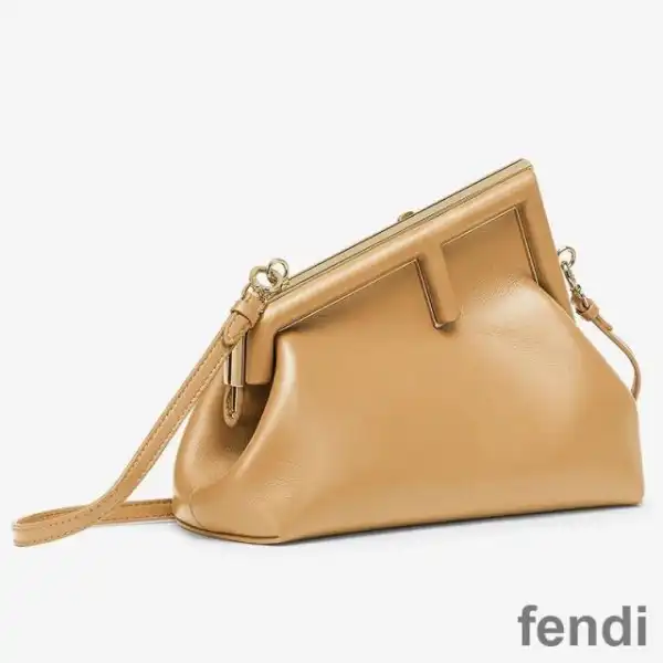 Affordable Fendi Small First Bag In Nappa Leather Beige