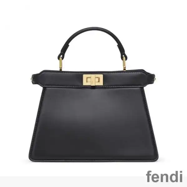 Cheap Fendi Small Peekaboo Iseeu Bag In Nappa Laether Black