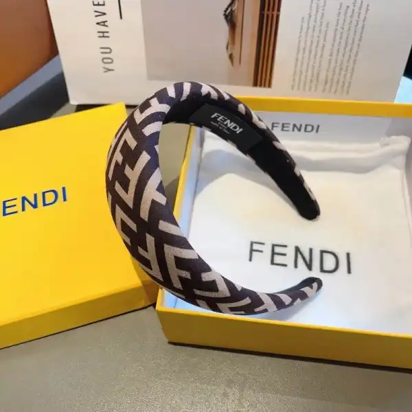 Affordable Fendi Women Headband in Wool Cashmere and Silk