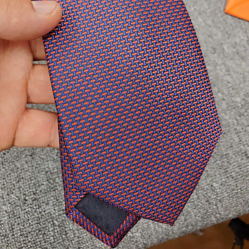 Hermes A l'Affiche Tie In Blue Red