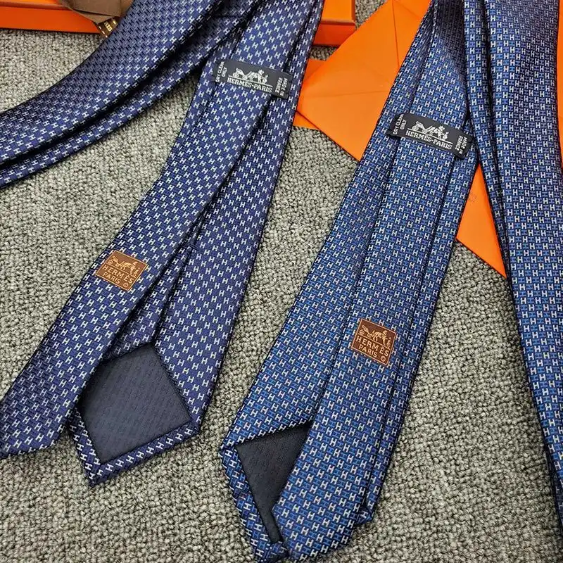 Cheap Hermes Alter Ego Tie In Dark Blue