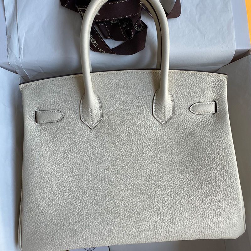 Hermes Birkin Bag Togo Leather Gold Hardware In Beige