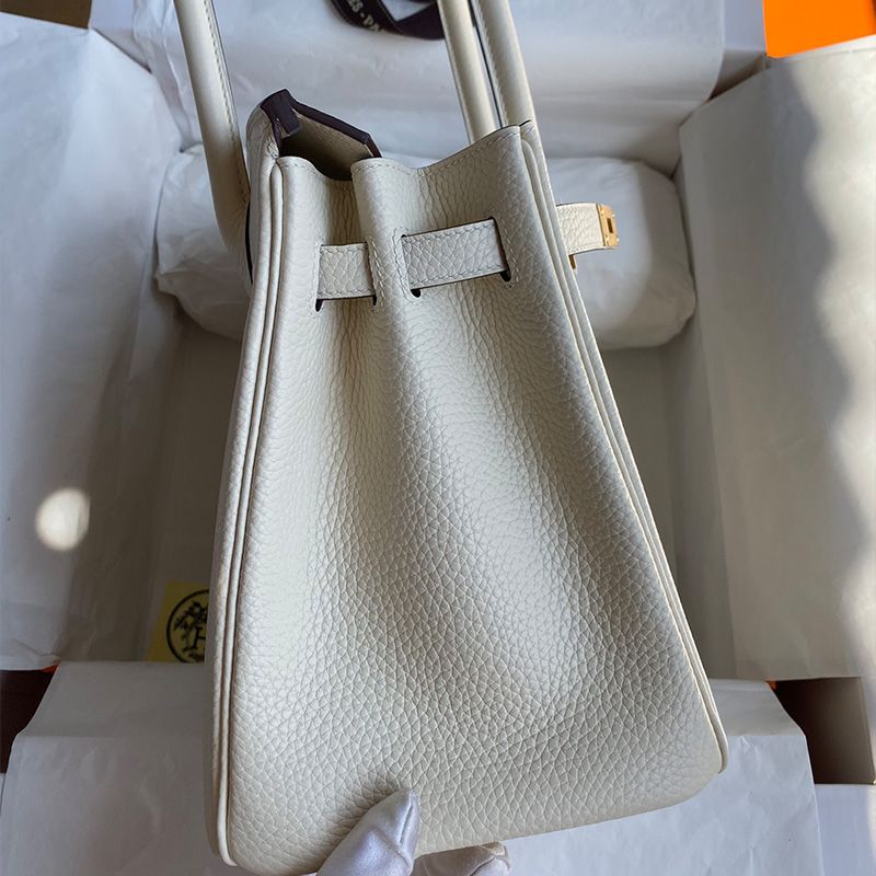 Hermes Birkin Bag Togo Leather Gold Hardware In Beige