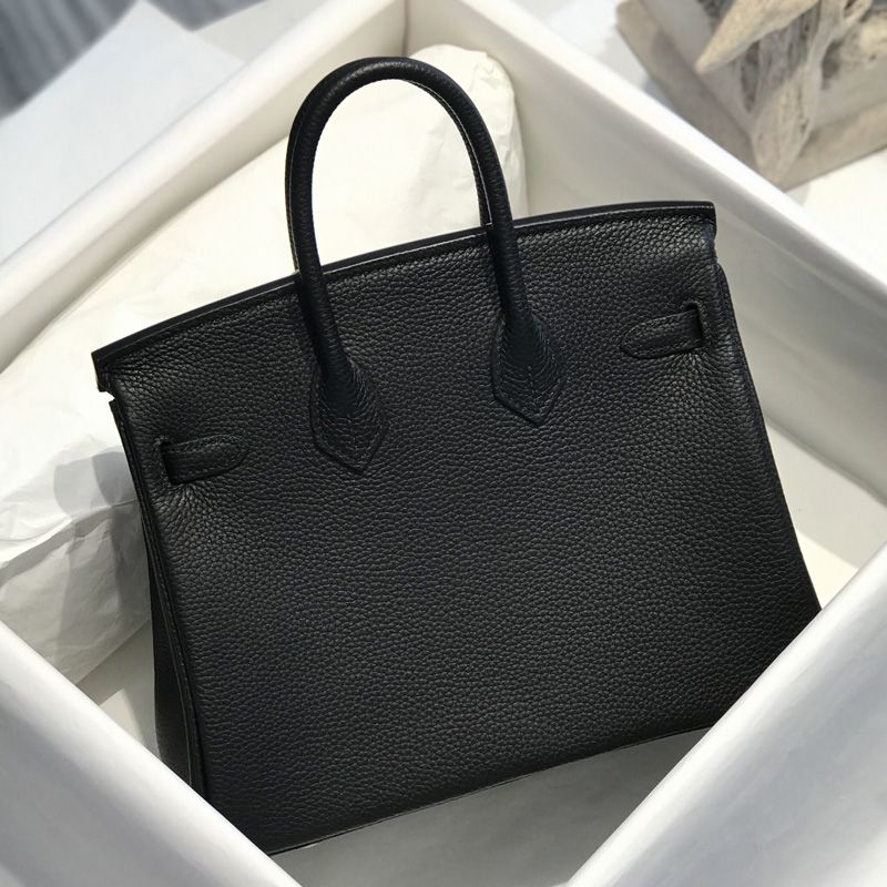 Hermes Birkin Bag Togo Leather Gold Hardware In Black