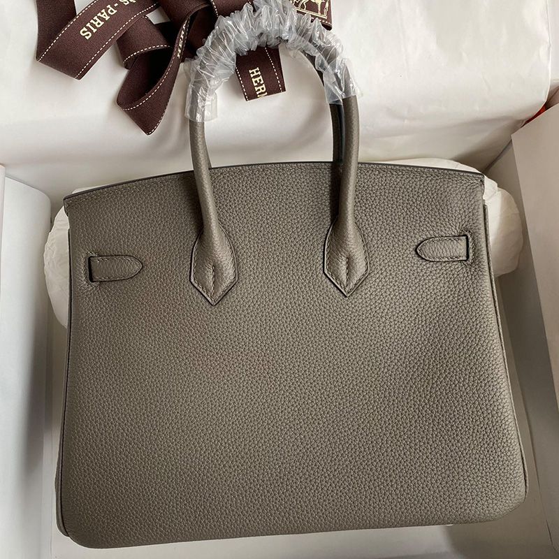 Hermes Birkin Bag Togo Leather Gold Hardware In Marble