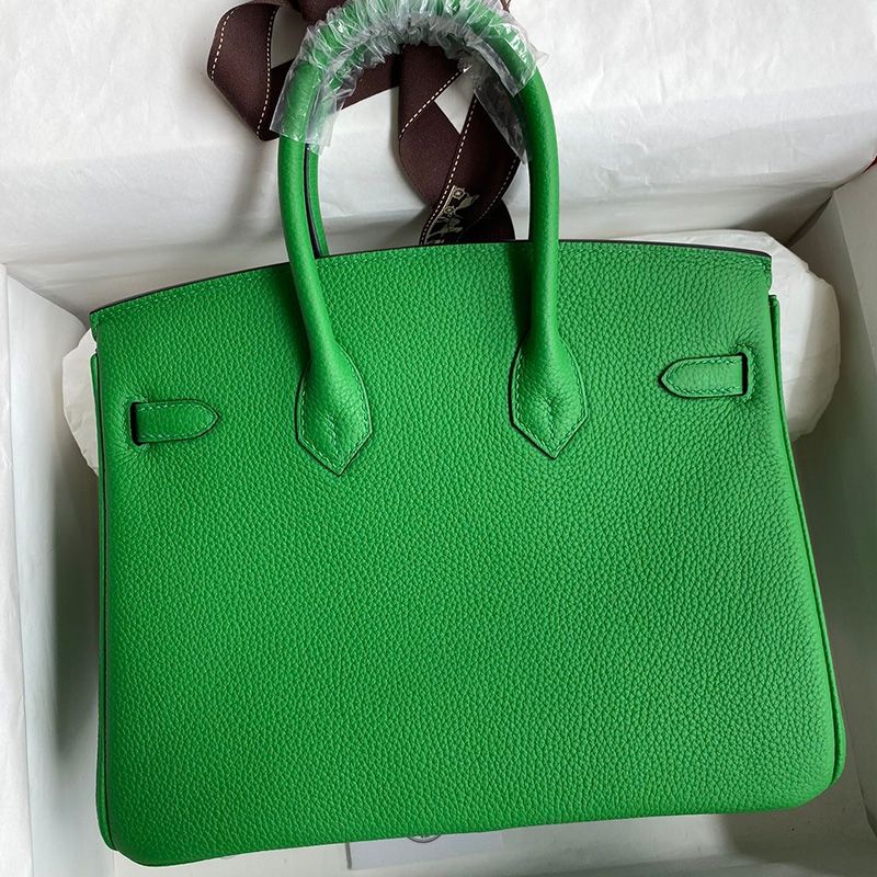 Hermes Birkin Bag Togo Leather Gold Hardware In Green