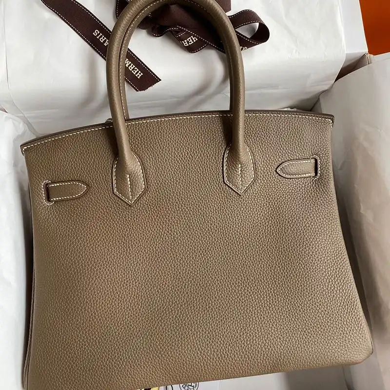 Affordable Hermes Birkin Bag Togo Leather Gold Hardware In Khaki