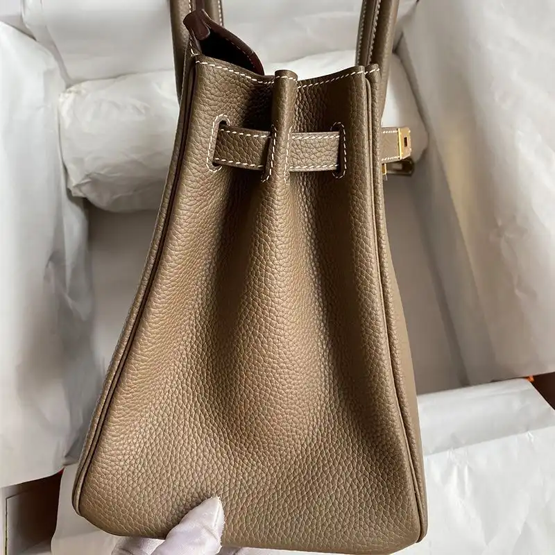 Affordable Hermes Birkin Bag Togo Leather Gold Hardware In Khaki