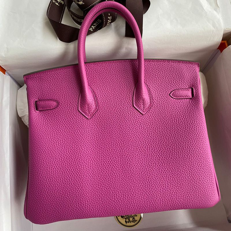 Hermes Birkin Bag Togo Leather Gold Hardware In Magnolia Pink