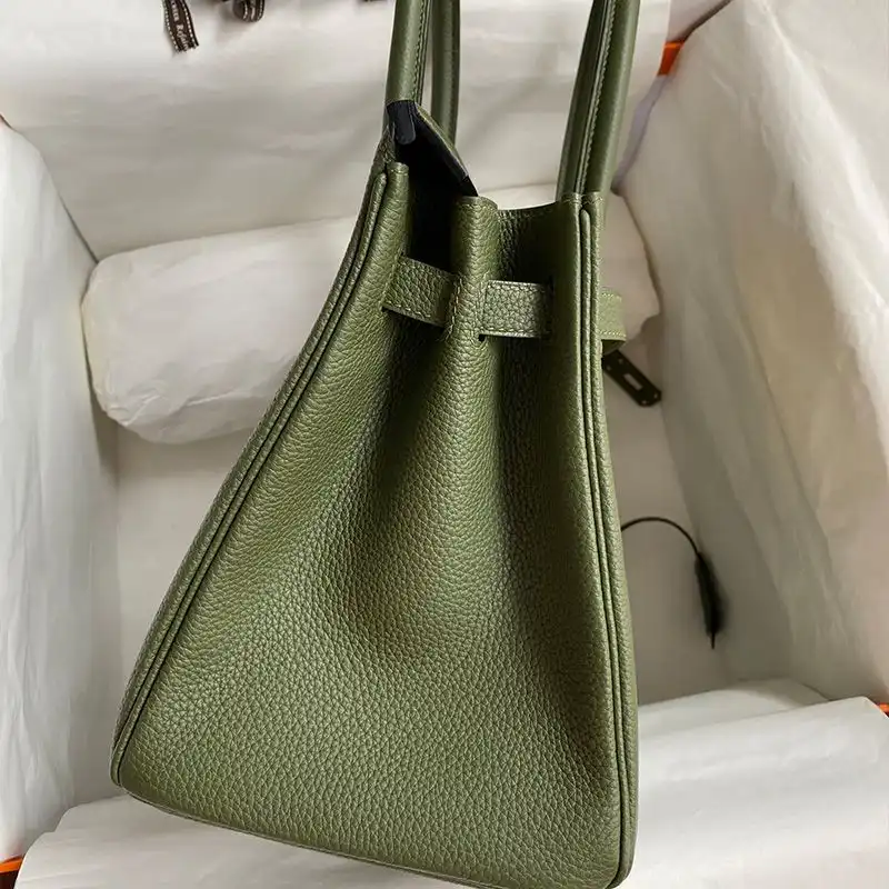 Affordable Hermes Birkin Bag Togo Leather Gold Hardware In Military Green