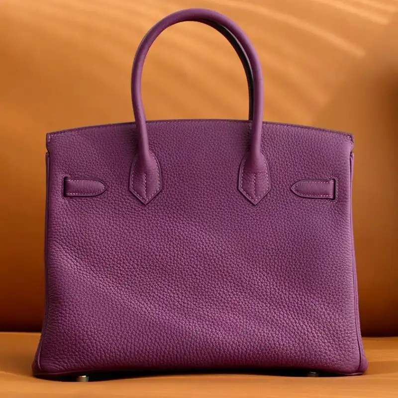 Cheap Hermes Birkin Bag Togo Leather Gold Hardware In Purple