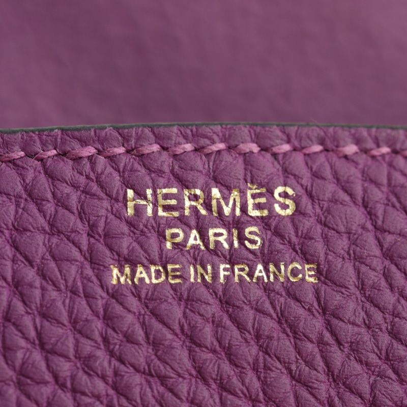 Hermes Birkin Bag Togo Leather Gold Hardware In Purple