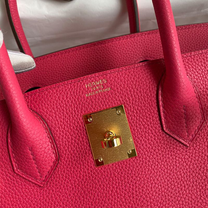 Hermes Birkin Bag Togo Leather Gold Hardware In Rose