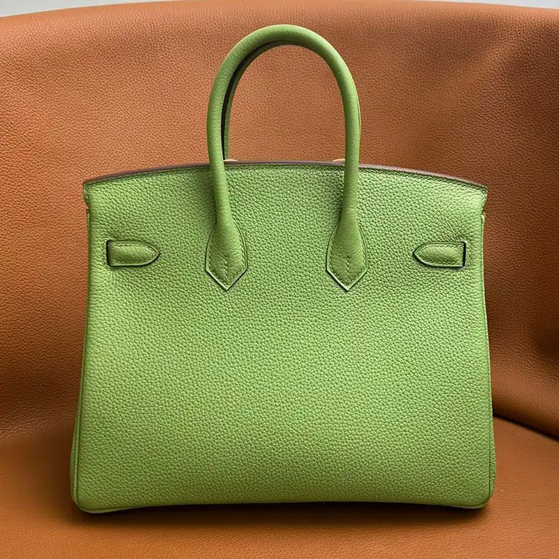 Affordable Hermes Birkin Bag Togo Leather Palladium Hardware In Avocado Green