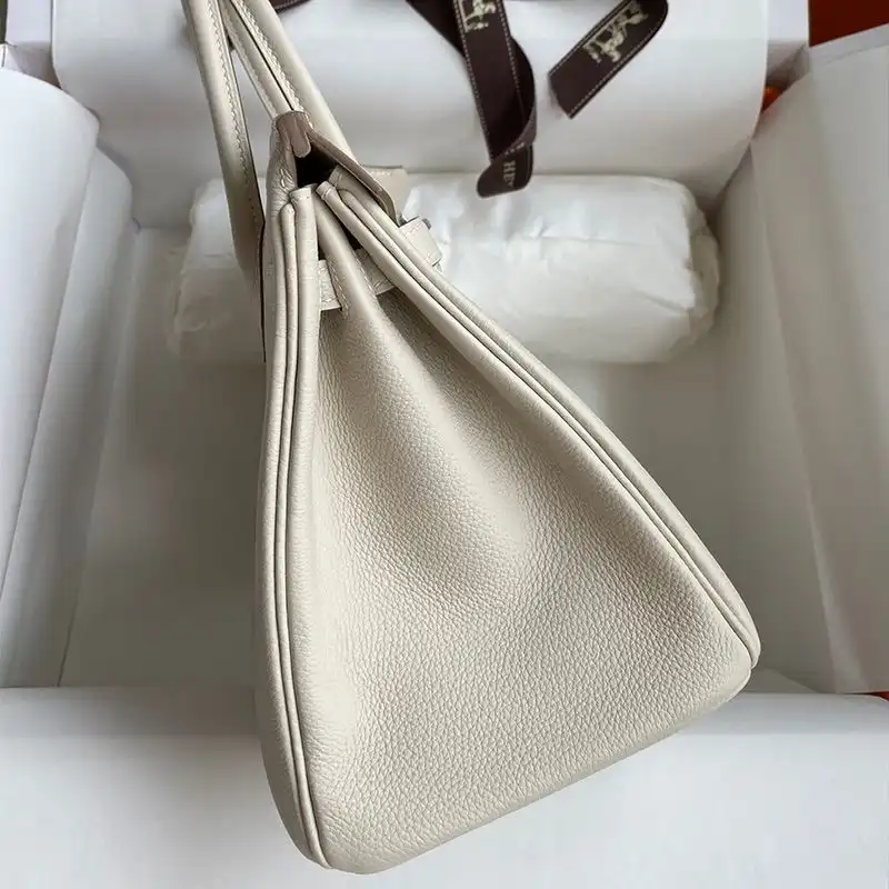 Cheap Hermes Birkin Bag Togo Leather Palladium Hardware In Beige