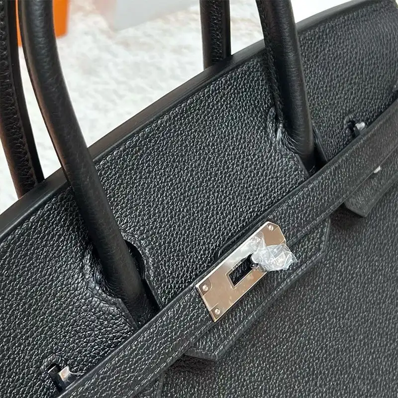 Affordable Hermes Birkin Bag Togo Leather Palladium Hardware In Black