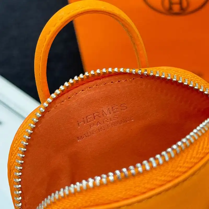 Affordable Hermes Bolide Shark Charm Leather In Orange