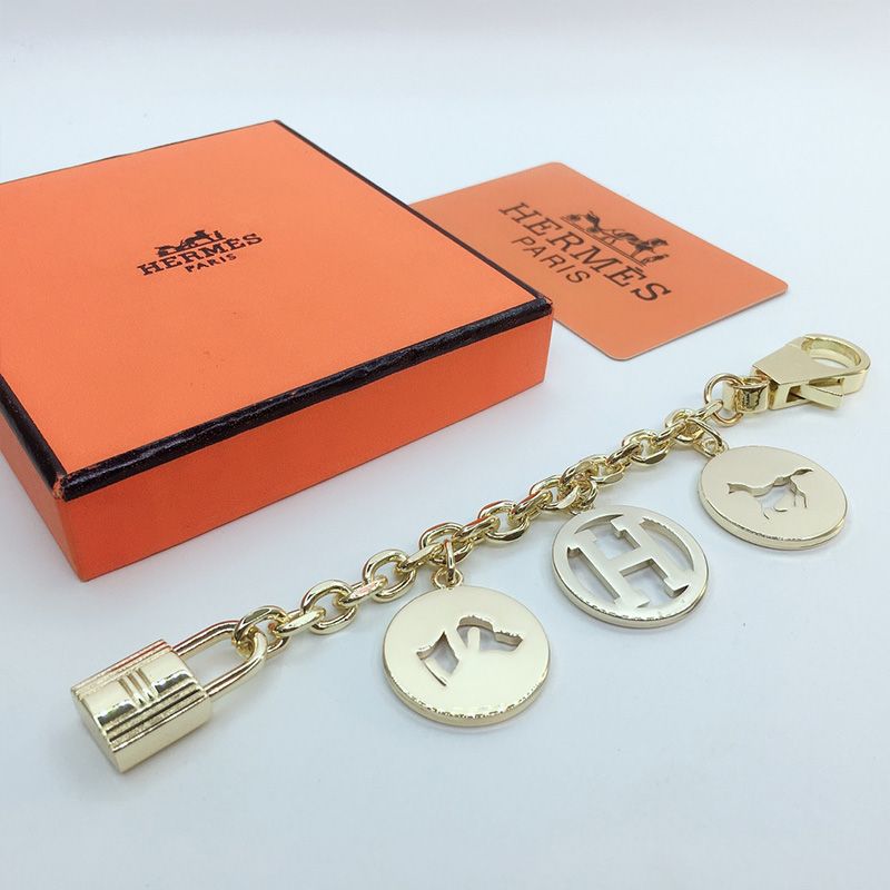 Hermes Breloque Olga Bag Charm Metal In Gold