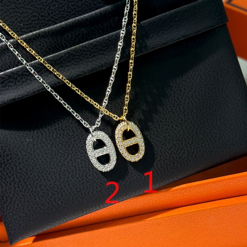 Hermes Chaine D'Ancre Farandole Pendant Necklace