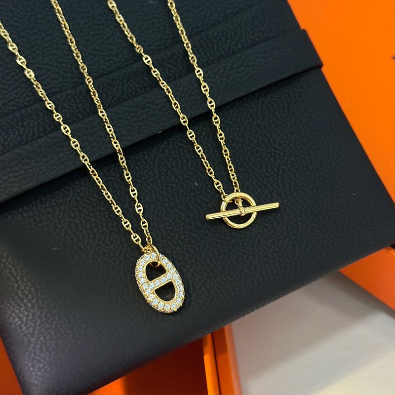 Hermes Chaine D'Ancre Farandole Pendant Necklace