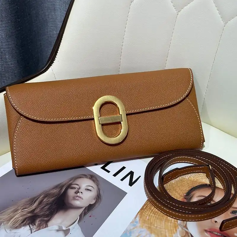 Explore Why Cheap Hermes Chaine d'Ancre To Go Wallet Epsom Leather Gold Hardware In Brown is Flying off the Shelves