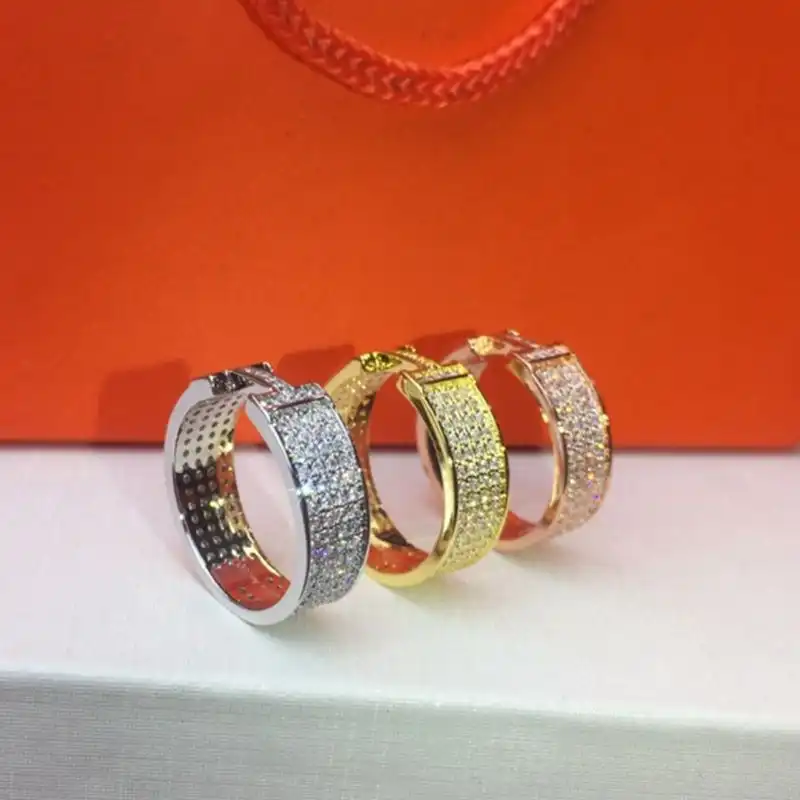 Affordable Hermes Clic H Crystal Ring