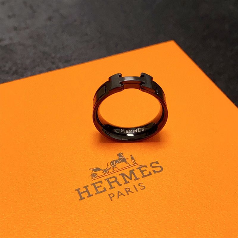 Hermes Clic H So Black Ring