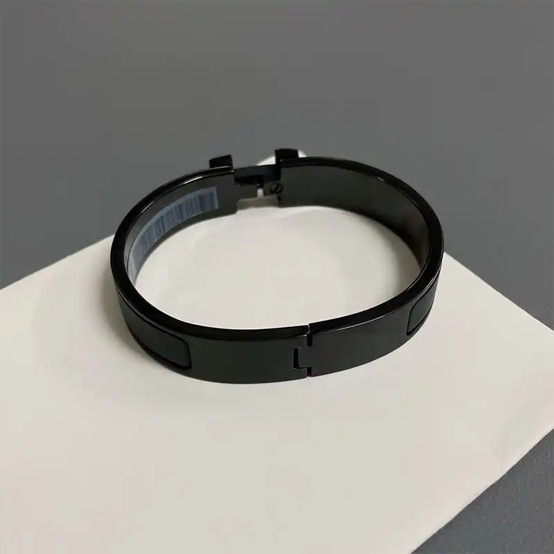 Affordable Hermes Clic HH So Black Bracelet