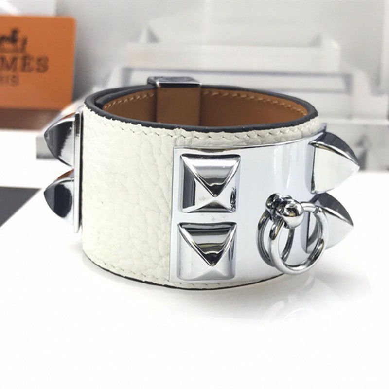 Hermes Large Collier De Chien Bracelets