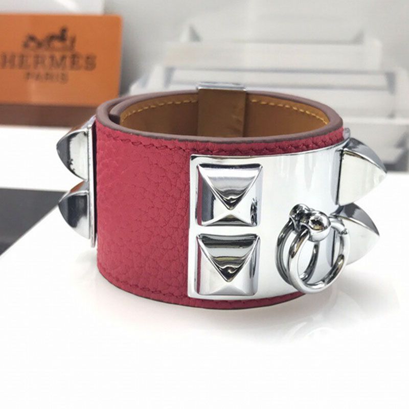 Hermes Large Collier De Chien Bracelets