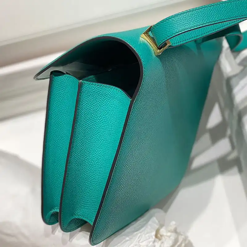 Affordable Hermes Constance Bag Epsom Leather Gold Hardware In Verona Green