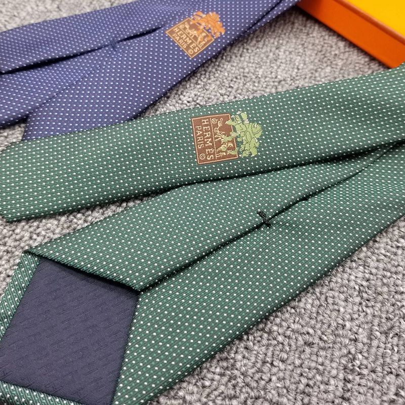 Hermes Digital H Tie In Blue