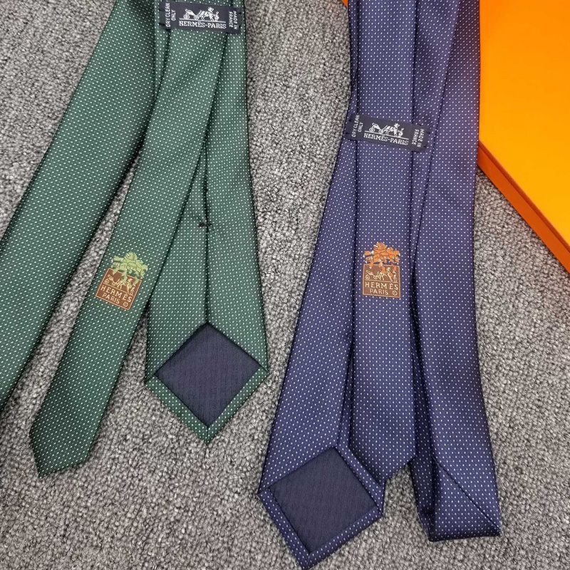 Hermes Digital H Tie In Blue