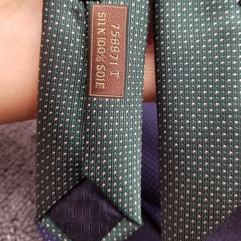 Hermes Digital H Tie In Green