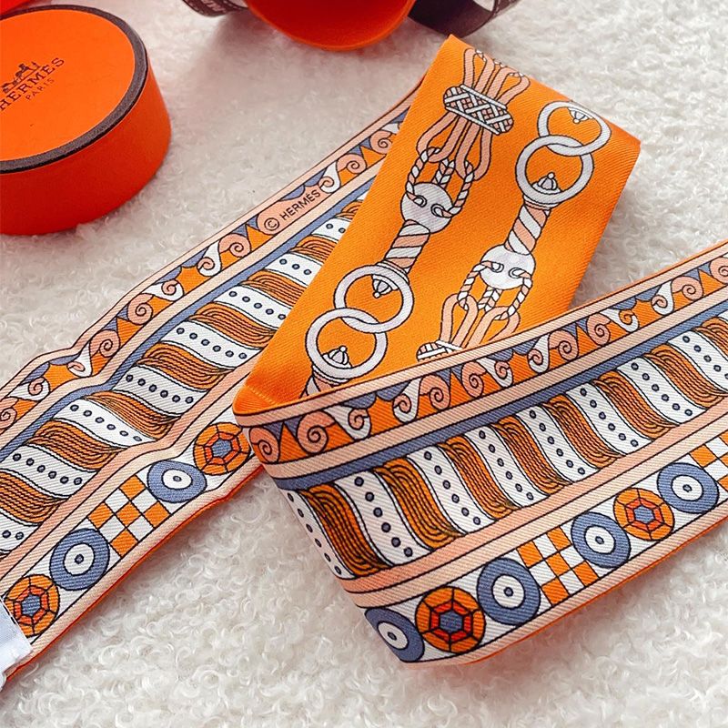 Hermes En Rosace Twilly In Orange