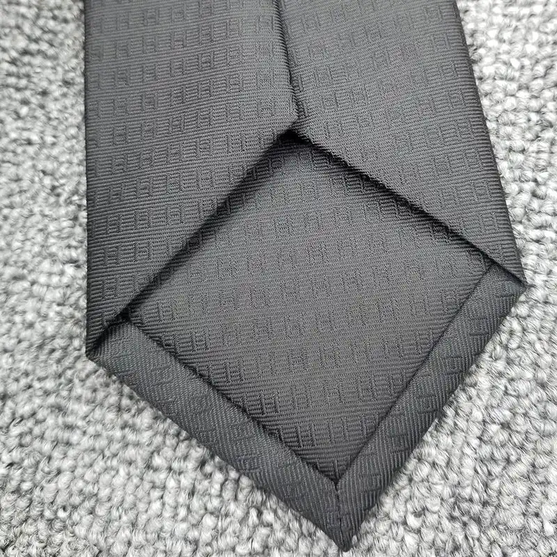 Affordable Hermes Faconnee H Bicolore Tie In Black