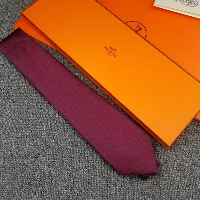 Affordable Hermes Faconnee H Bicolore Tie In Red