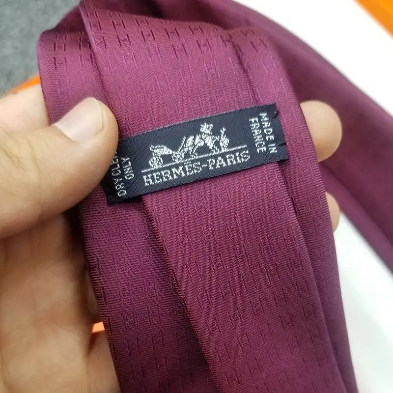 Affordable Hermes Faconnee H Bicolore Tie In Red