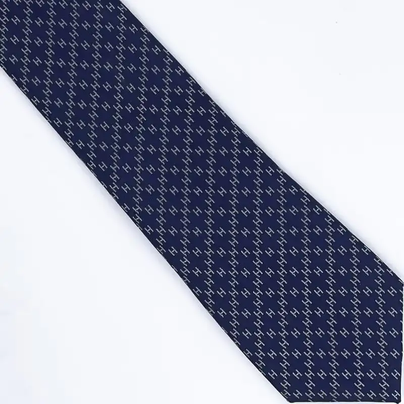 Affordable Hermes Faconnee H Tie In Blue