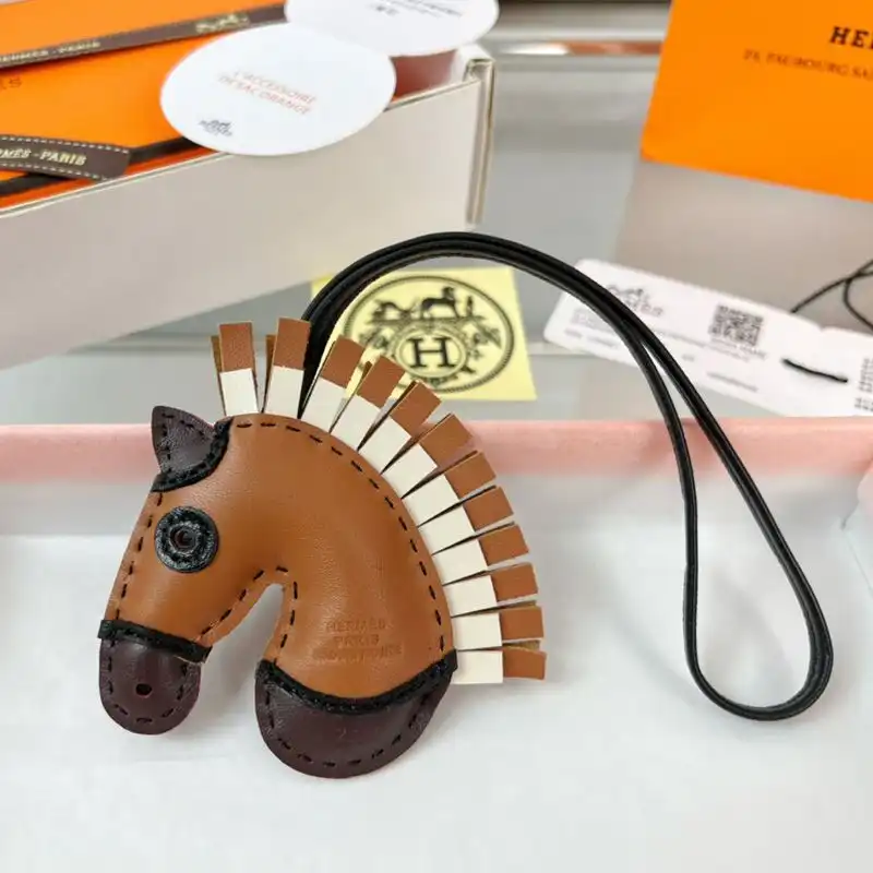 Affordable Hermes Geegee Charm Leather In Brown