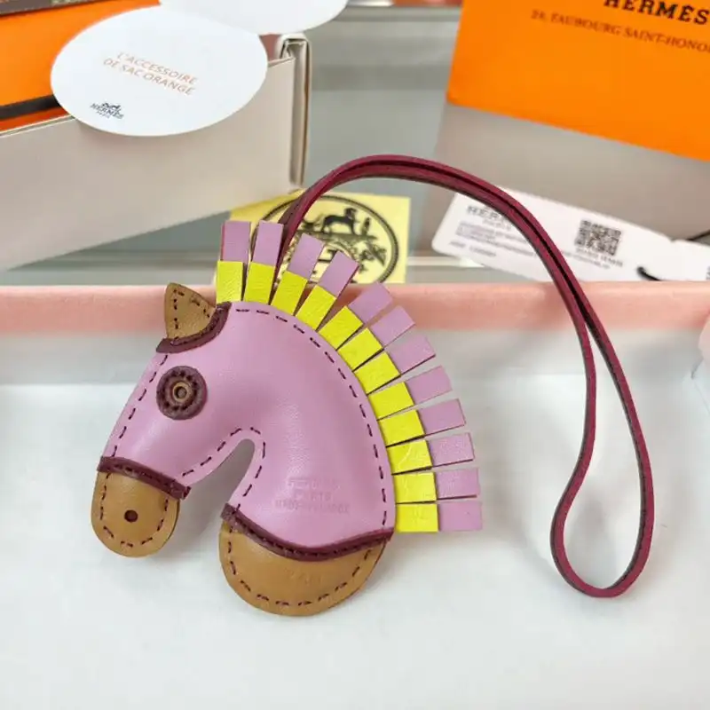 Affordable Hermes Geegee Charm Leather In Pink