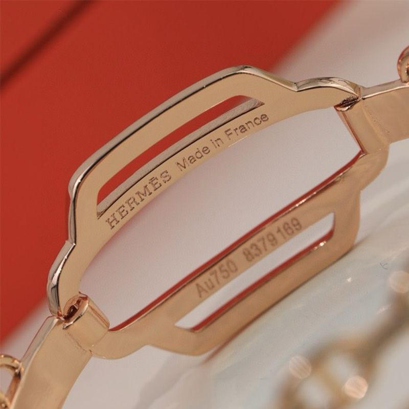 Hermes Kelly Double Tour Diamante Bracelet