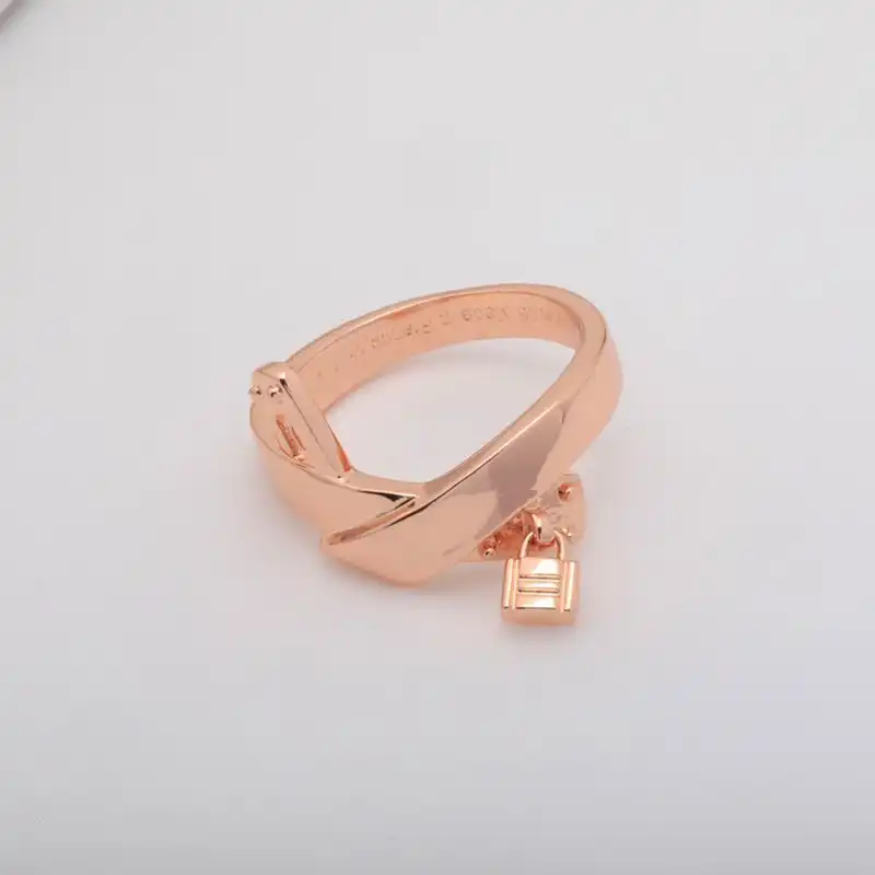 Affordable Hermes Kelly Gavroche Ring In Rose Gold